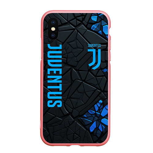 Чехол iPhone XS Max матовый Juventus logo / 3D-Баблгам – фото 1