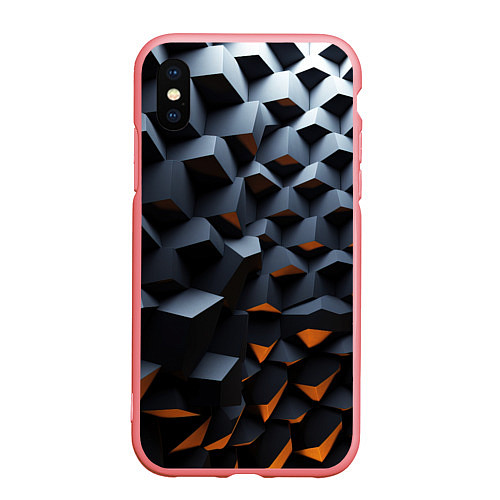 Чехол iPhone XS Max матовый Объемные углы / 3D-Баблгам – фото 1