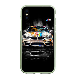 Чехол iPhone XS Max матовый BMW Креативный тюнинг