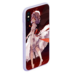 Чехол iPhone XS Max матовый Touhou Project Ремилия Скарлет, цвет: 3D-светло-сиреневый — фото 2