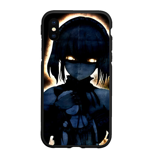 Чехол iPhone XS Max матовый Touhou Project Алиса Маргатройд / 3D-Черный – фото 1