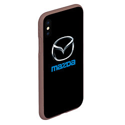 Чехол iPhone XS Max матовый Mazda sportcar, цвет: 3D-коричневый — фото 2