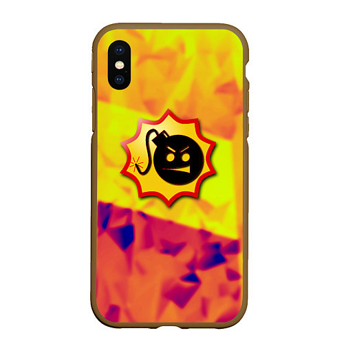 Чехол iPhone XS Max матовый Serious Sam Croteam / 3D-Коричневый – фото 1