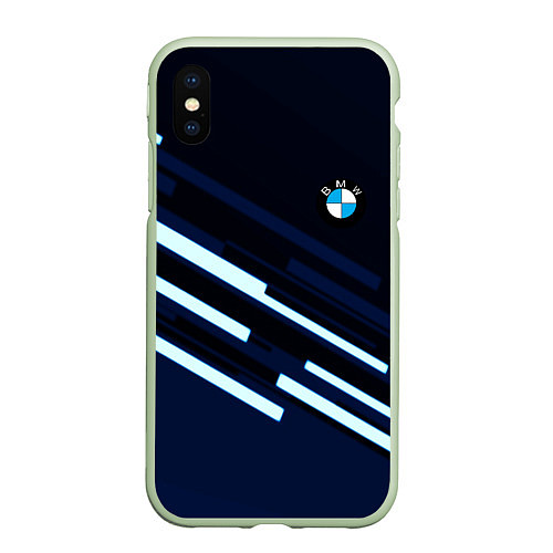 Чехол iPhone XS Max матовый Bmw auto car sport / 3D-Салатовый – фото 1