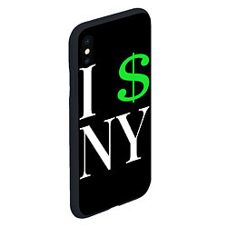 Чехол iPhone XS Max матовый I steal NY - Payday 3, цвет: 3D-черный — фото 2