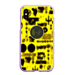 Чехол iPhone XS Max матовый Twenty one pilots logobombing