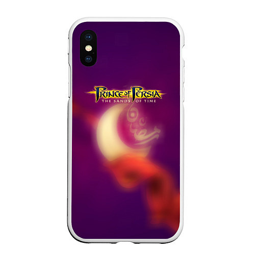 Чехол iPhone XS Max матовый Prince of persia / 3D-Белый – фото 1