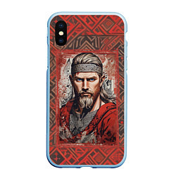 Чехол iPhone XS Max матовый Витязь