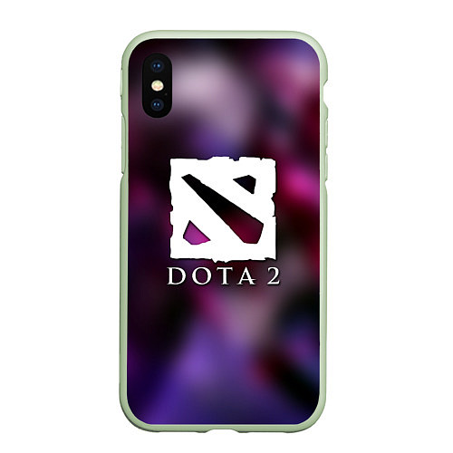 Чехол iPhone XS Max матовый Dota 2 valve / 3D-Салатовый – фото 1