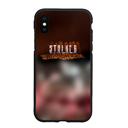 Чехол iPhone XS Max матовый Stalker припять зона