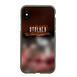 Чехол iPhone XS Max матовый Stalker припять зона