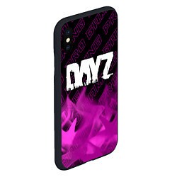 Чехол iPhone XS Max матовый DayZ pro gaming: символ сверху, цвет: 3D-черный — фото 2