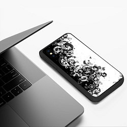 Чехол iPhone XS Max матовый Иллюстрация свободы, цвет: 3D-черный — фото 2