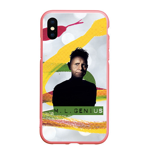 Чехол iPhone XS Max матовый Depeche Mode - Martin Gore VCMG / 3D-Баблгам – фото 1