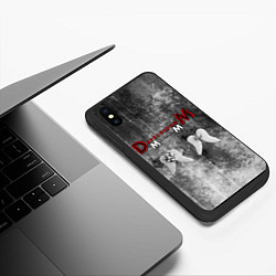 Чехол iPhone XS Max матовый Depeche Mode - Memento Mori gothic, цвет: 3D-черный — фото 2