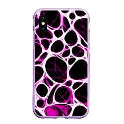 Чехол iPhone XS Max матовый Розовая морская волна