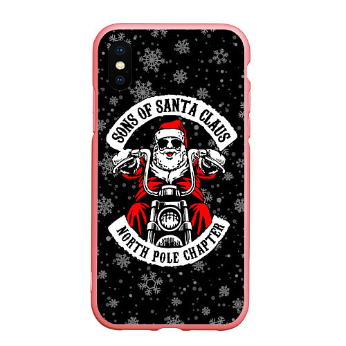 Чехол iPhone XS Max матовый Sons of Santa Claus north pole chapter / 3D-Баблгам – фото 1