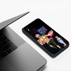 Чехол iPhone XS Max матовый Undead Unluck - Fuuko and Andy, цвет: 3D-черный — фото 2