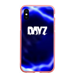 Чехол iPhone XS Max матовый Dayz strom gradient, цвет: 3D-баблгам