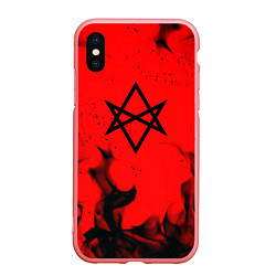 Чехол iPhone XS Max матовый Imagine dragons bend fire smock, цвет: 3D-баблгам