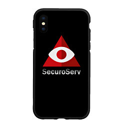 Чехол iPhone XS Max матовый SecuroServ