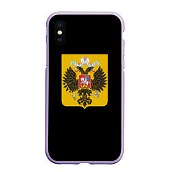 Чехол iPhone XS Max матовый Патриотическая символика герб России