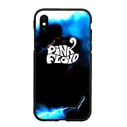 Чехол iPhone XS Max матовый Pink floyd абстракт бенд, цвет: 3D-черный