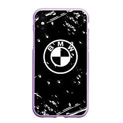 Чехол iPhone XS Max матовый BMW sport color