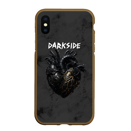 Чехол iPhone XS Max матовый Bring Me the Horizon - darkside / 3D-Коричневый – фото 1