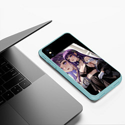 Чехол iPhone XS Max матовый Ферн из аниме фриерен, цвет: 3D-мятный — фото 2