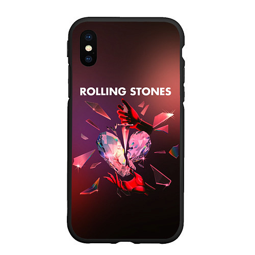 Чехол iPhone XS Max матовый Hackney diamonds - Rolling Stones / 3D-Черный – фото 1