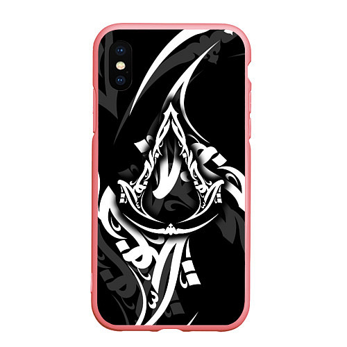 Чехол iPhone XS Max матовый Assassins Creed: Mirage - каллиграфия / 3D-Баблгам – фото 1