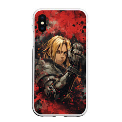 Чехол iPhone XS Max матовый Edward Elric - Fullmetal Alchemist