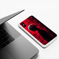 Чехол iPhone XS Max матовый Kaneki Ken - Tokyo Ghoul, цвет: 3D-белый — фото 2