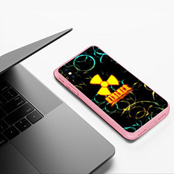 Чехол iPhone XS Max матовый Stalker abstract, цвет: 3D-баблгам — фото 2