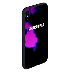 Чехол iPhone XS Max матовый Undertale neon splash, цвет: 3D-черный — фото 2