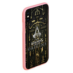 Чехол iPhone XS Max матовый Assassins истоки иероглифы, цвет: 3D-баблгам — фото 2