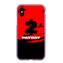 Чехол iPhone XS Max матовый Payday 2 краски