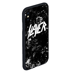 Чехол iPhone XS Max матовый Slayer black ice, цвет: 3D-черный — фото 2