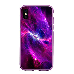 Чехол iPhone XS Max матовый Фантастическая галактика