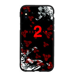 Чехол iPhone XS Max матовый Destiny pattern game