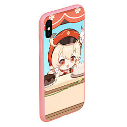 Чехол iPhone XS Max матовый Genshin Impact Кли cute chibi, цвет: 3D-баблгам — фото 2