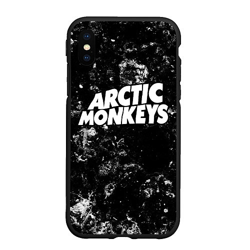 Чехол iPhone XS Max матовый Arctic Monkeys black ice / 3D-Черный – фото 1