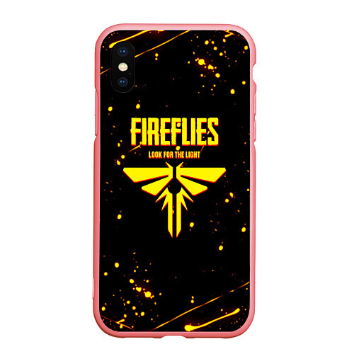 Чехол iPhone XS Max матовый Одни из нас огненное лого цикады / 3D-Баблгам – фото 1
