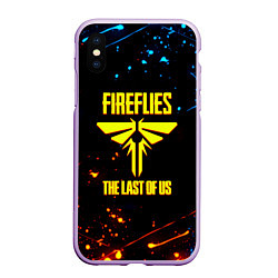 Чехол iPhone XS Max матовый The last of us лёд и пламя цикады