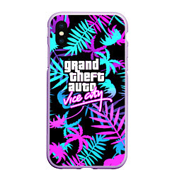 Чехол iPhone XS Max матовый GTA vice city steel