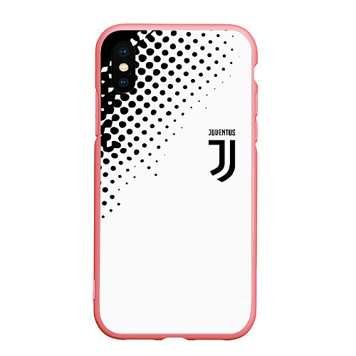 Чехол iPhone XS Max матовый Juventus sport black geometry / 3D-Баблгам – фото 1