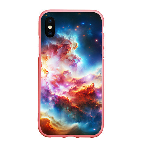 Чехол iPhone XS Max матовый The cosmic nebula / 3D-Баблгам – фото 1