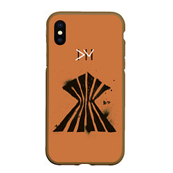 Чехол iPhone XS Max матовый Depeche Mode a broken frame