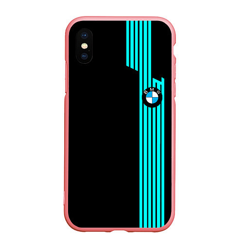 Чехол iPhone XS Max матовый BMW sport line geometry / 3D-Баблгам – фото 1